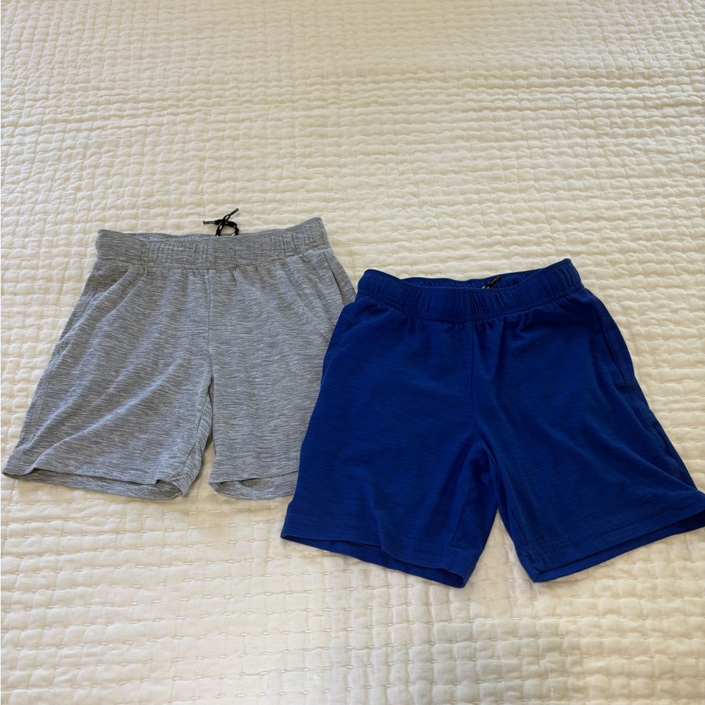 Old Navy Active Blue and Gray Casual Shorts with pockets